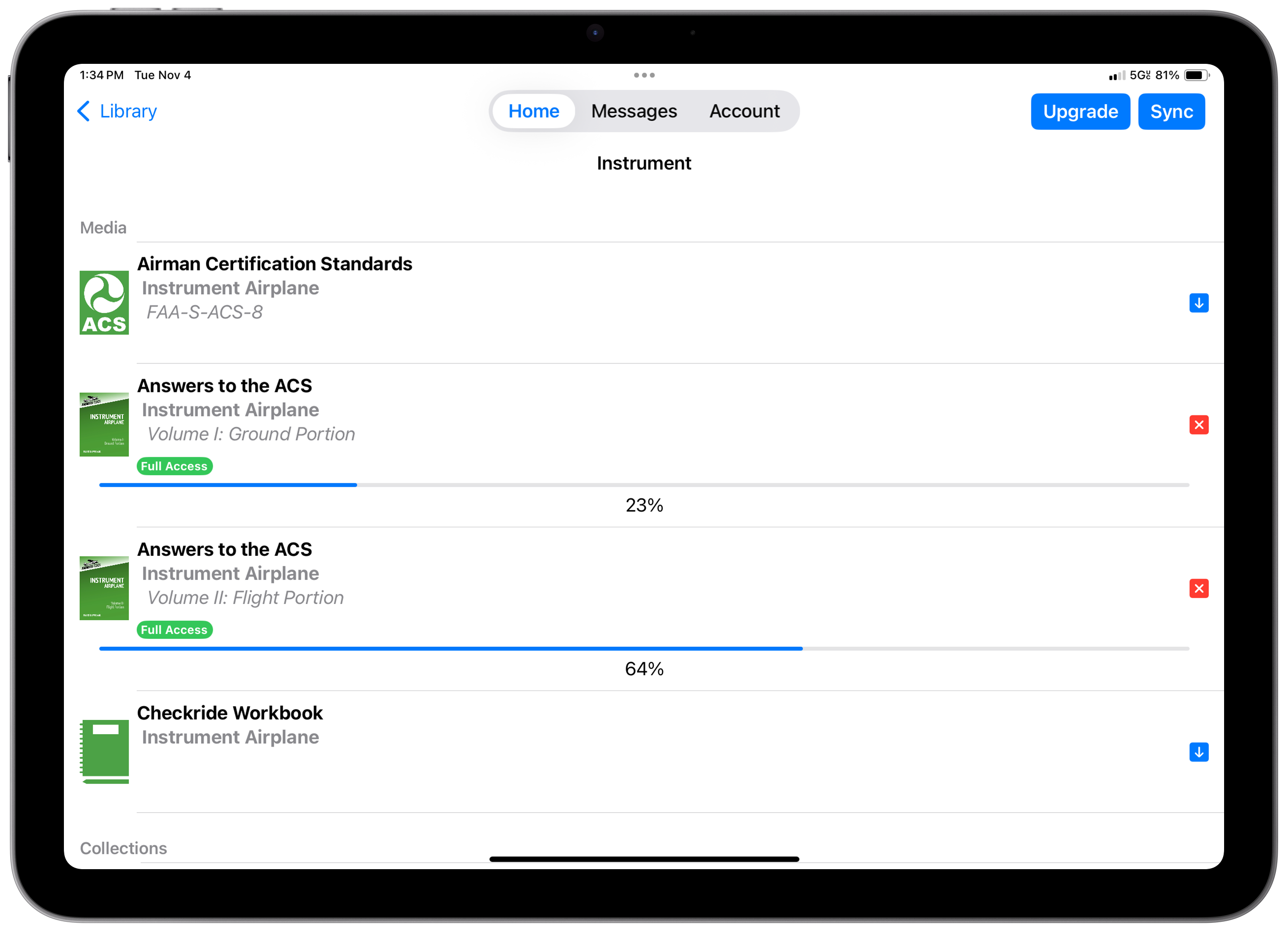 Sync and offline capabilities